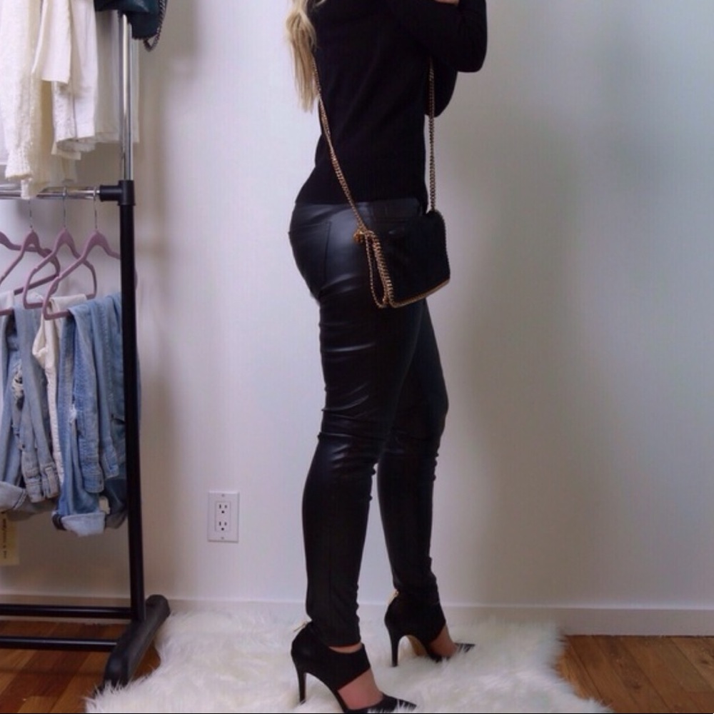 🖤Brand NWT▫️Black Faux Leather Skinny Pants